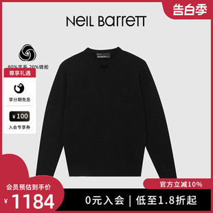 灰色长袖 NEIL 尼奥贝奈特22秋冬男式 BARRETT 针织衫