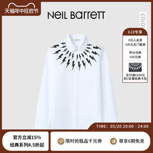 BARRETT 衬衫 尼奥贝奈特22秋冬男式 闪电 NEIL 经典 长袖