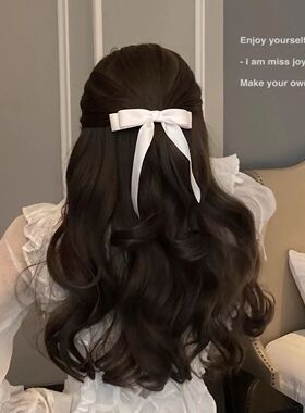 Fashion Cute Fabric Hair Bow Hairpin Women Ribbon Hair Clips
