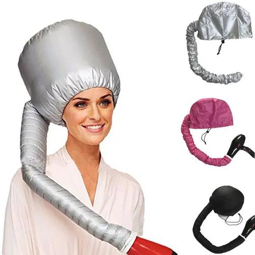 Hair Bonnet Portable Dryer Cap Steamer Quick Dry Baked Oil C