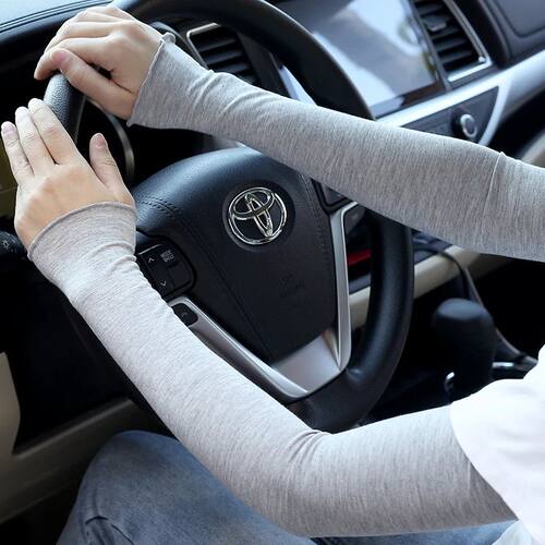 Summer Ice Silk Long Sleeves for Arm Shade Anti-sunburn Slee