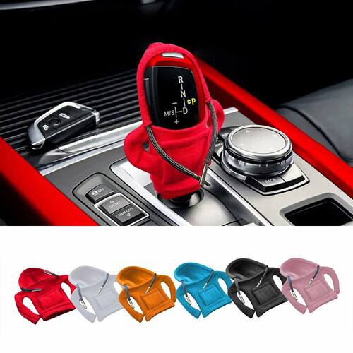 Fashion Hoodie Car Shift Knob Cover Manual Handle Gear Lever