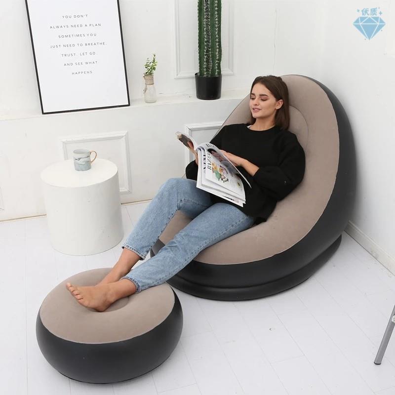 Inflatable Leisure Bean Bag Sofa Lazy Couch Bag Chair Outdoo