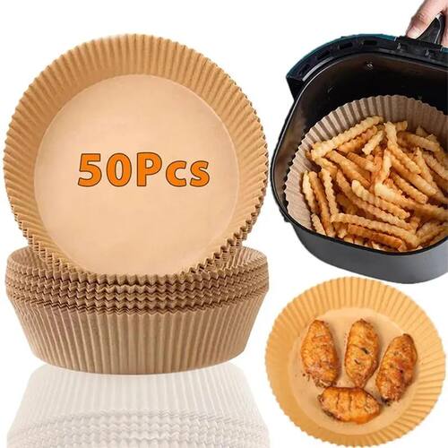 50/100Pcs Air Fryer Disposable Paper Non-Stick Airfryer Baki