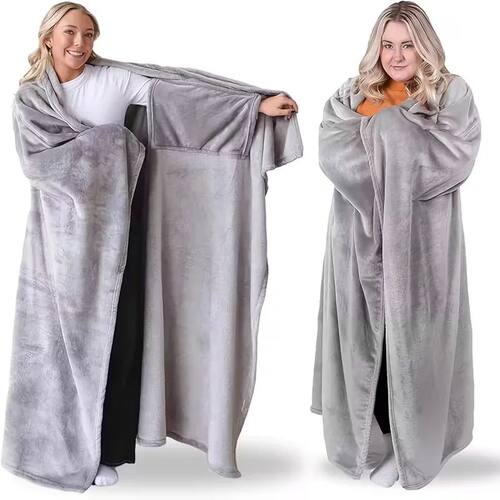 Winter Wearable Blankets for Women 177x154cm Flannel Wearabl