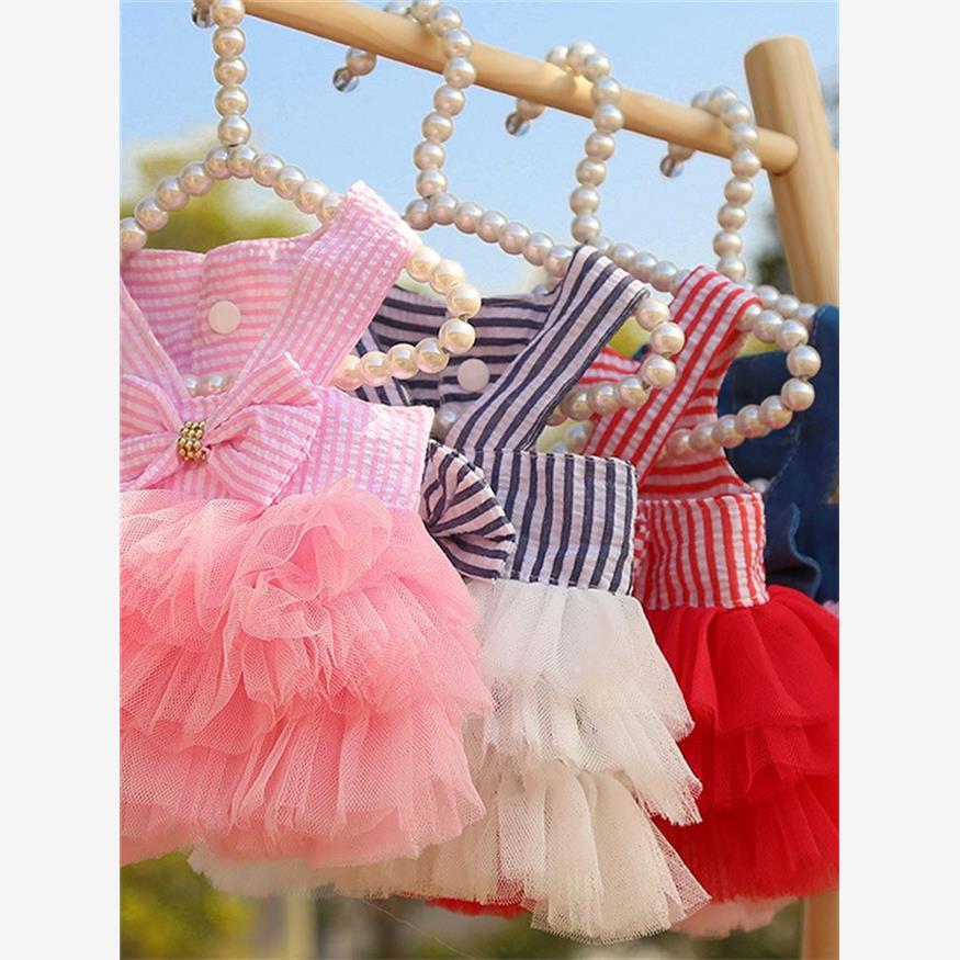 Small and medium-sized dog, dog cat pet clothing裙子狗衣服