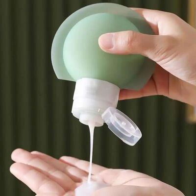 3PCS/set Portable Travel Bottles Soft Silicone Lotion Contai