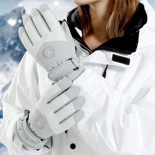 Waterproof Ski Gloves Women Winter Touch Screen Snow Gloves