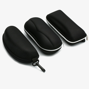 Zipper glasses box Black sunglasses box Glasses case