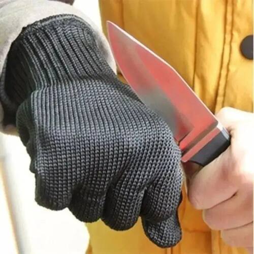 1 Pair Stainless Steel Wire Cut Resistant Anti-Cutting Safet