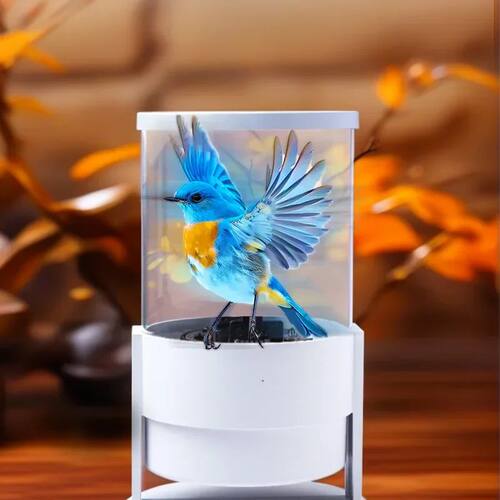 5D Hologram Projector Fan 360 Degree Cylindrica Screen Adver