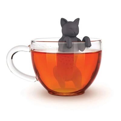 Silicone Kitten Tea Maker Cat Tea Leak, Color Box Packaging