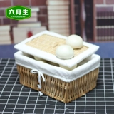 Прямоугольная корзина для булочки на пару с виноградной складкой с корзиной для корзины с корзиной для хранения, дом для дома