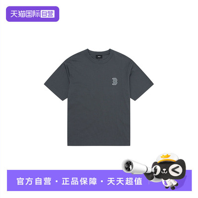 【自营】MLB短袖男装女装时尚简约运动服休闲健身T恤3ATSM0763