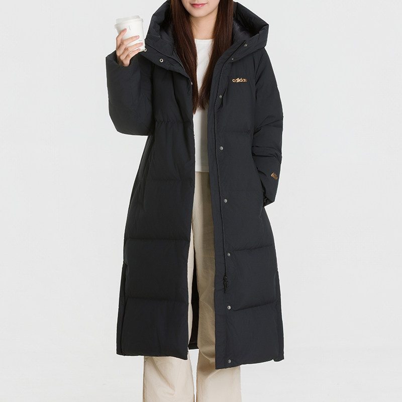 【自营】Adidas阿迪达斯羽绒服男女装保暖情侣运动服休闲长款外套