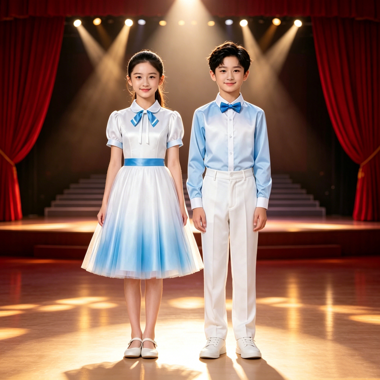 男女中小学生合唱演出服