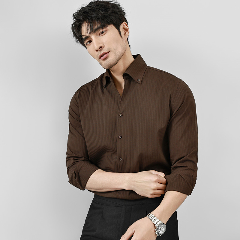 潮牌衬衫男长袖秋季2025新款