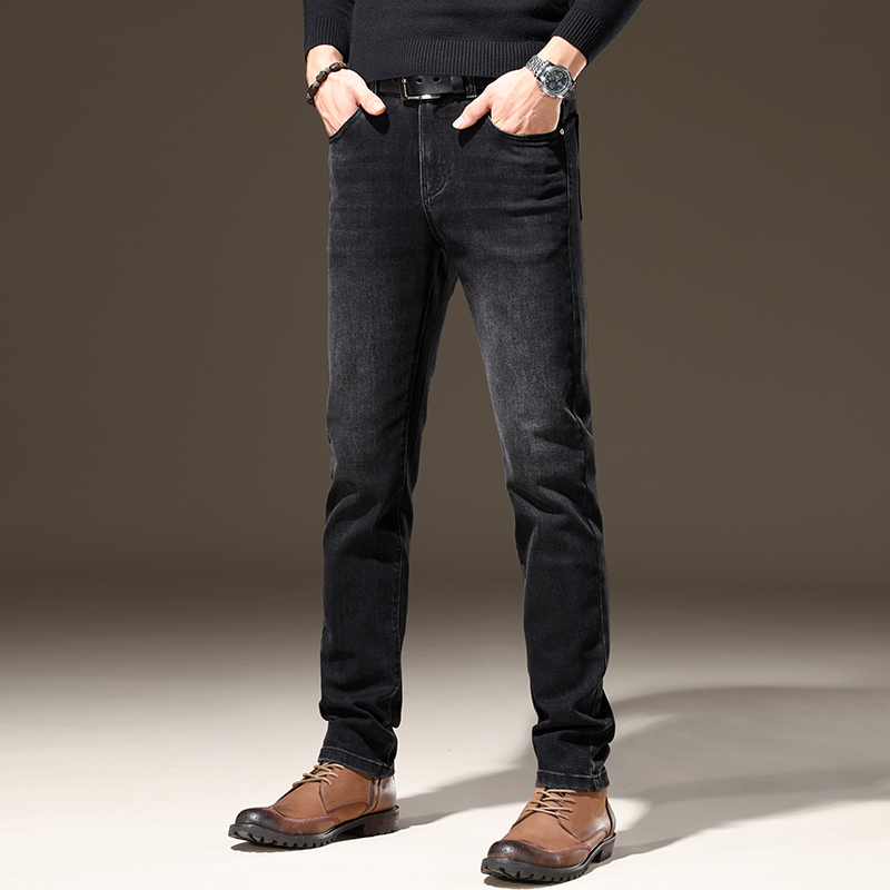 潮牌牛仔裤男秋冬款2024