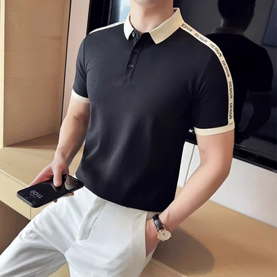 潮牌polo衫男短袖夏季翻领高端