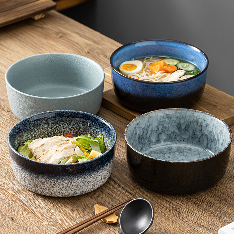 泡面碗陶瓷面馆专用7寸牛肉面碗商用学生面条碗日式餐具家用吃面
