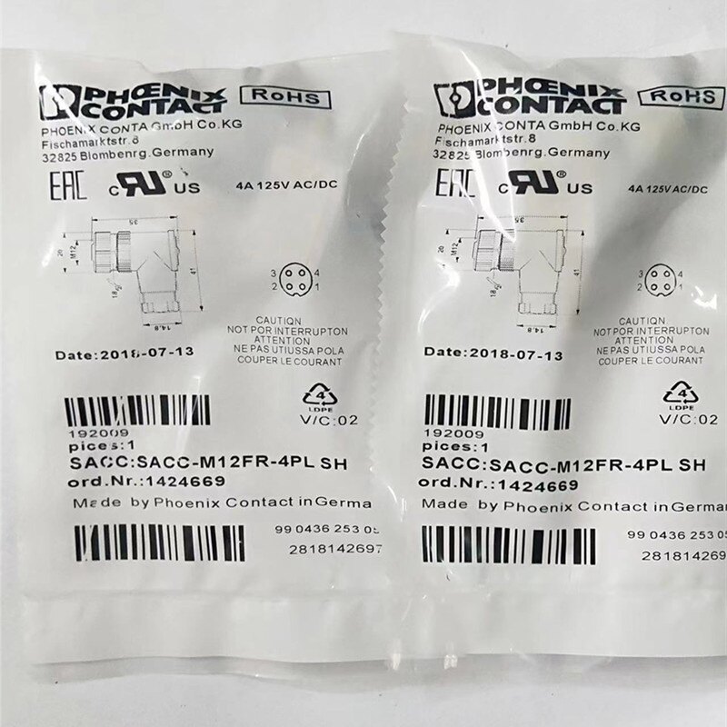 菲尼克斯 SACC-M12FS-8CON-PG9-M-1513347 直头母头8芯传感器插头