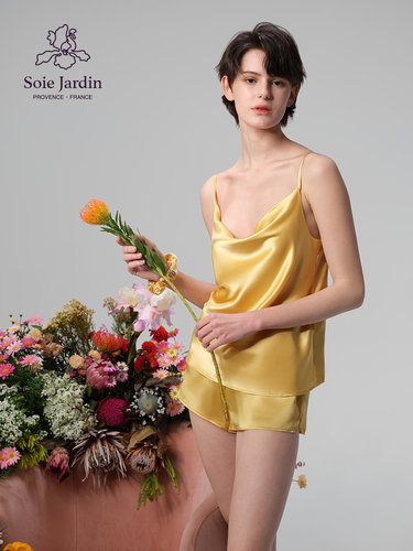 桑蚕丝两件套装soiejardin女