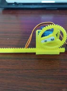 行程约6cm适配sg9舵机伸缩杆3D打印配件支持订做与修改创客作品