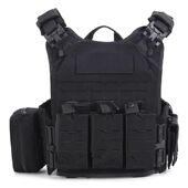 户外战术快拆背心多功能轻量化马甲molle可插板负重携行战术背心
