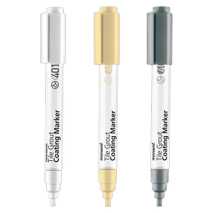 韩国monami慕那美进口瓷砖美缝笔地板墙浴厨室填缝污渍划线笔白鞋去黄净擦笔Grout Coating Marker401慕娜美