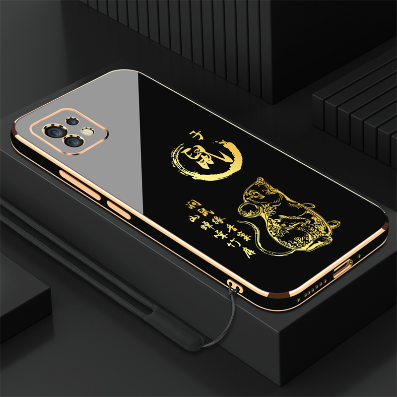 小米11青春版硅胶ins奢华电镀