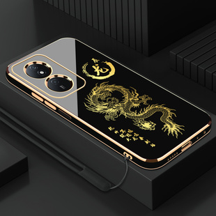 直边硅胶软壳小众镜头全包防摔男保护套 个性 适用电镀荣耀畅玩50plus十二生肖手机壳新款 情侣高级女款