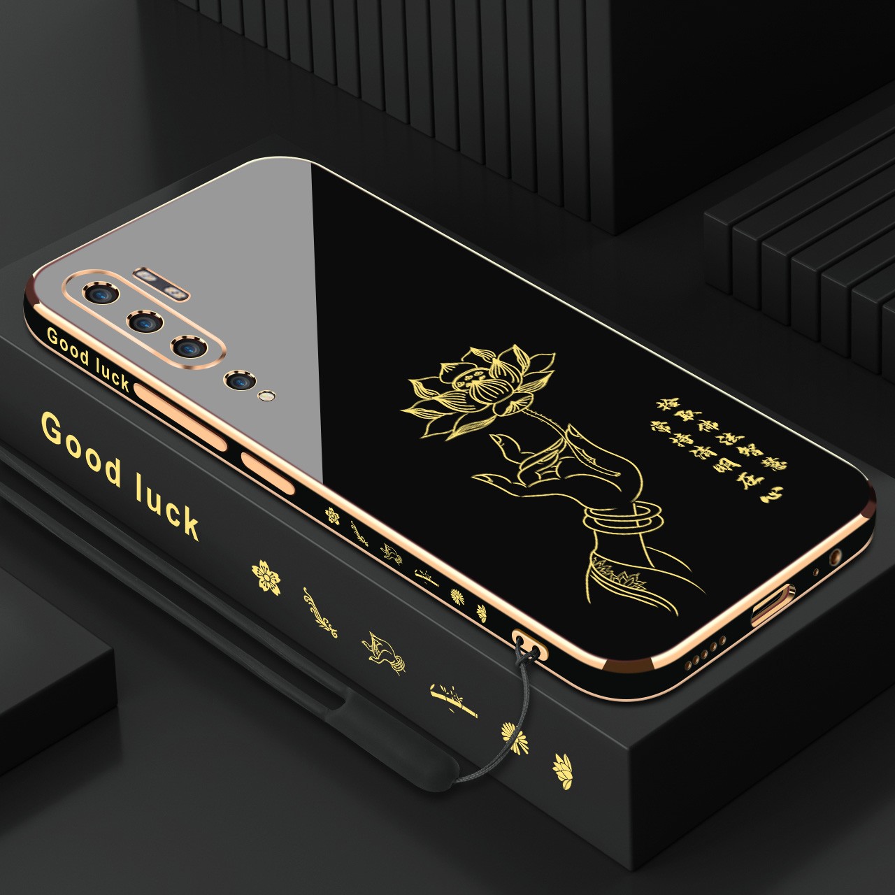 适用小米cc9pro电镀中国风手机壳