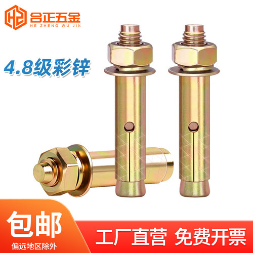 4.8级镀锌膨胀螺丝M6-M20