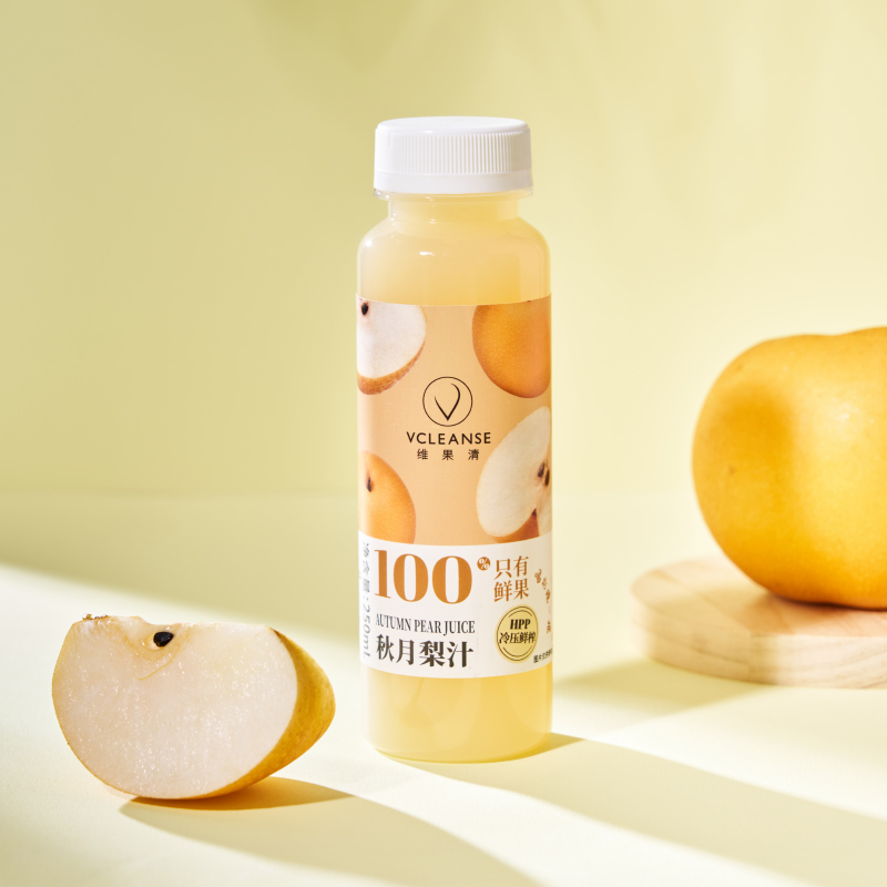 维果清100%秋月梨汁HPP鲜榨果汁