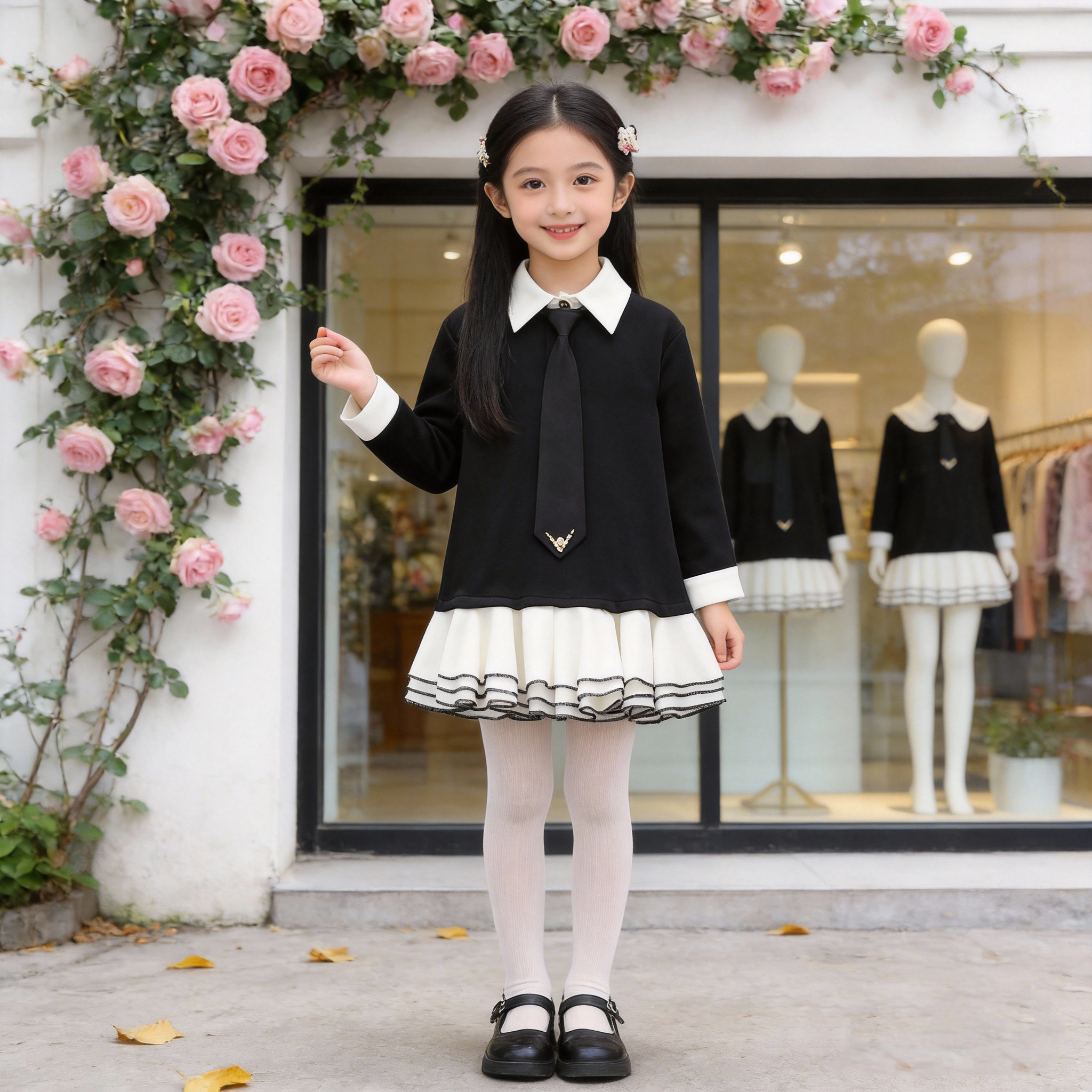 女童秋冬连衣裙2026新款中大儿童公主裙复古学院风小女孩洋气冬裙,童装/婴儿装/亲子装,连衣裙,淘宝优惠券,粉丝福利购,淘宝优惠卷