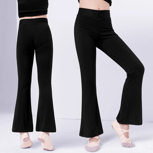 儿童舞蹈服练功服套装女童春秋舞蹈裤拉丁舞