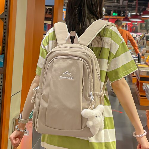 路可斯威韩系休闲小背包女运动外出通勤旅游双肩包小型大学生书包
