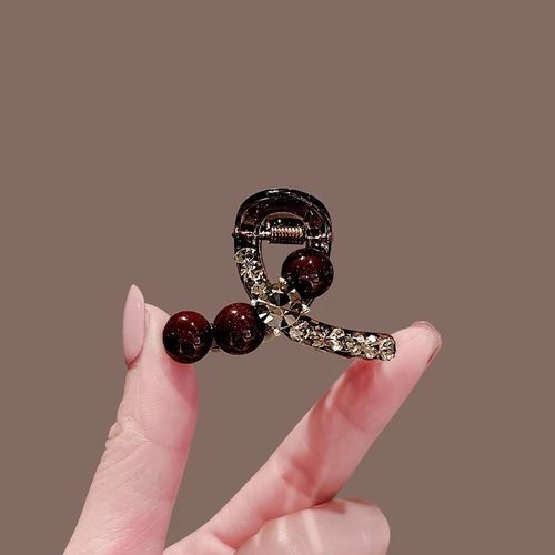 水钻珍珠小抓夹子公主头发夹头饰