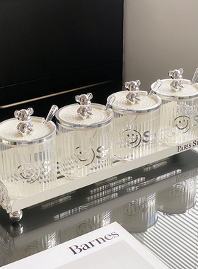 奶白色厨房调料置物架免打孔壁挂式桌台面调味料收纳架墙上调料架