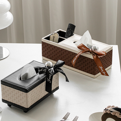 中古风纸巾盒装饰客厅茶几抽纸盒