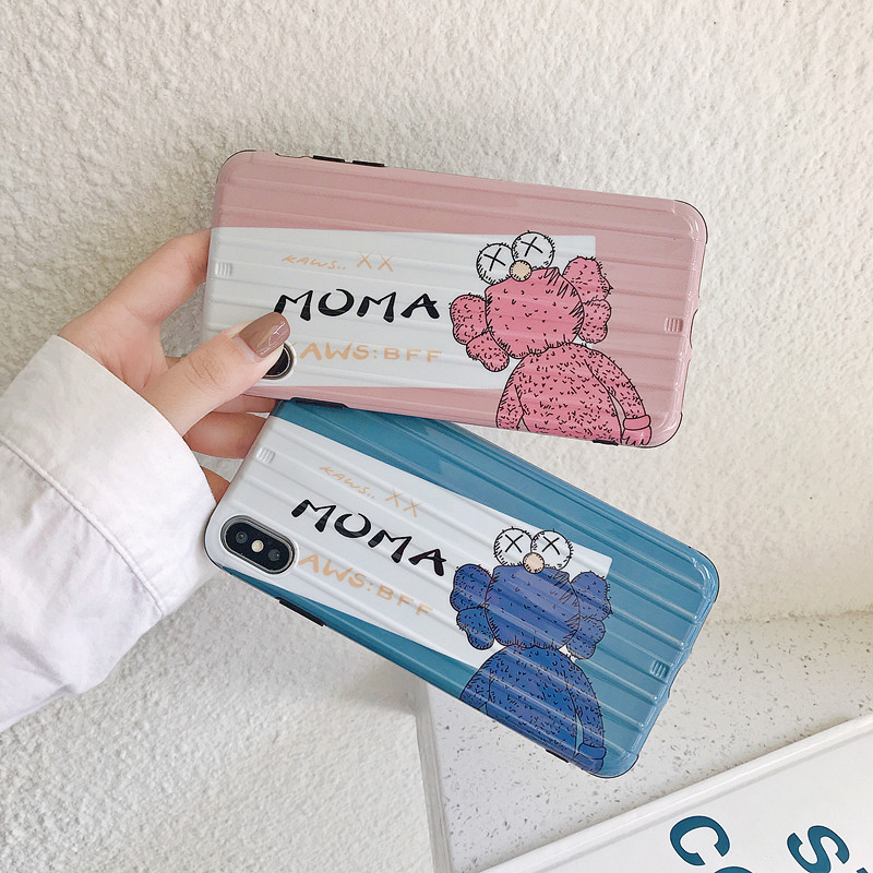 行李箱kaws芝麻街oppoa3/a7/a9手机壳a7x/f9/全包软a57/a(用2元券)