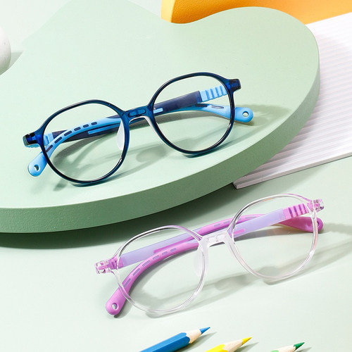 MS新款超轻硅胶儿童近视眼镜