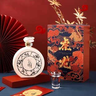 小花样卧虎藏龙精酿桂花酒40度500ml送礼客户长辈礼盒生日礼物