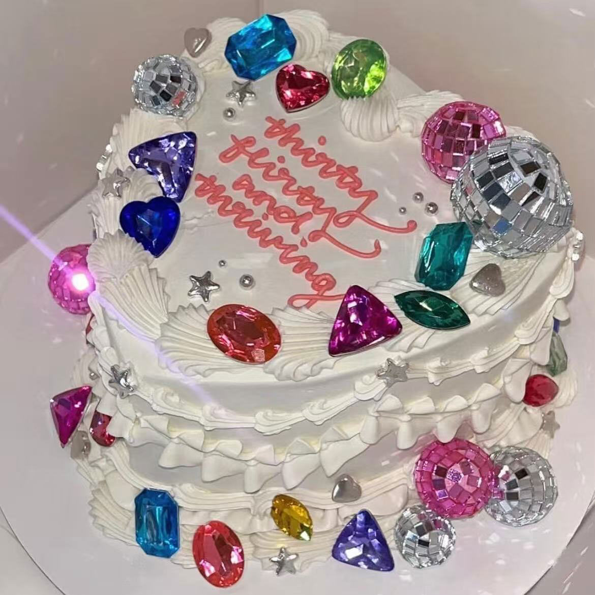 Y2k女生宝石蛋糕全国同城配送