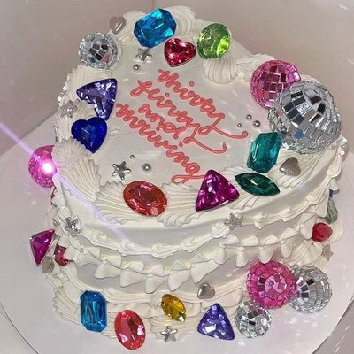 Y2k女生宝石蛋糕全国同城配送