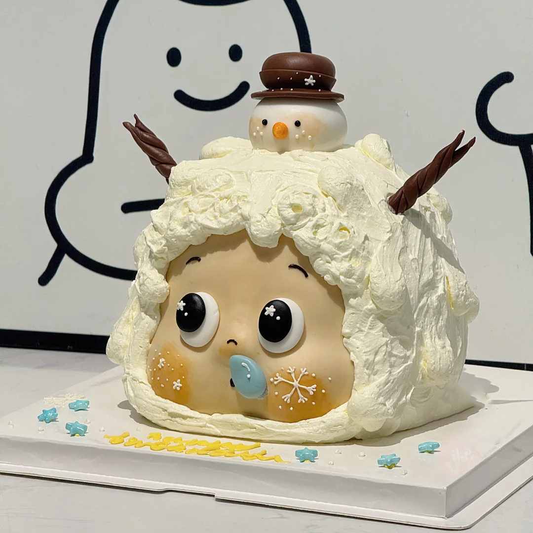 星星人配件款式定制女生可爱生日蛋糕北京上海广州全国同城配送