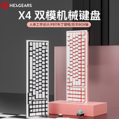 黑峡谷X4机械键盘99配列电竞游戏2.4G无线游戏电脑键盘凯华BOX轴