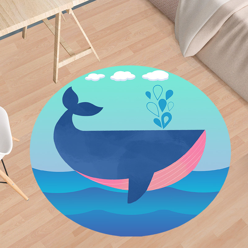 加厚卡通地贴耐磨自粘圆形地板贴纸装饰瓷砖地面遮丑补洞防水防滑,家居饰品,软装墙贴,淘宝优惠券,粉丝福利购,淘宝优惠卷