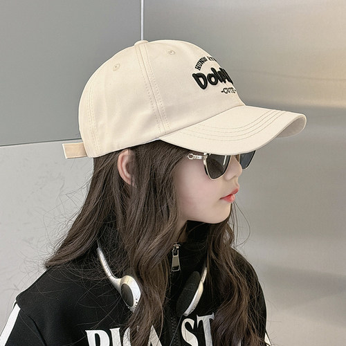 儿童帽子春秋时尚百搭女童鸭舌帽洋气韩版遮阳棒球帽男孩太阳帽潮