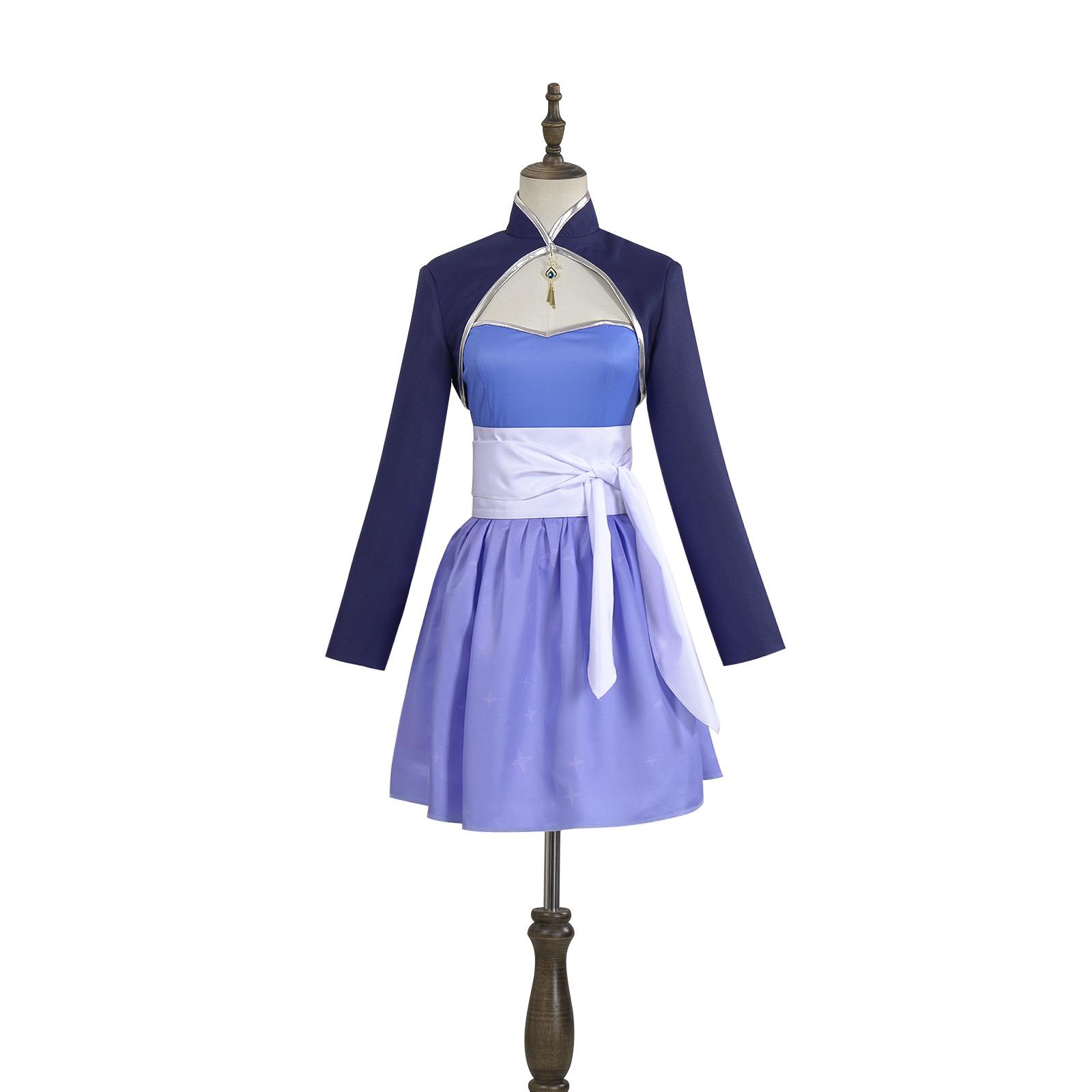 2024款RWBY四色战记cos服Weiss Schnee魏丝 雪倪动漫角色扮演服装